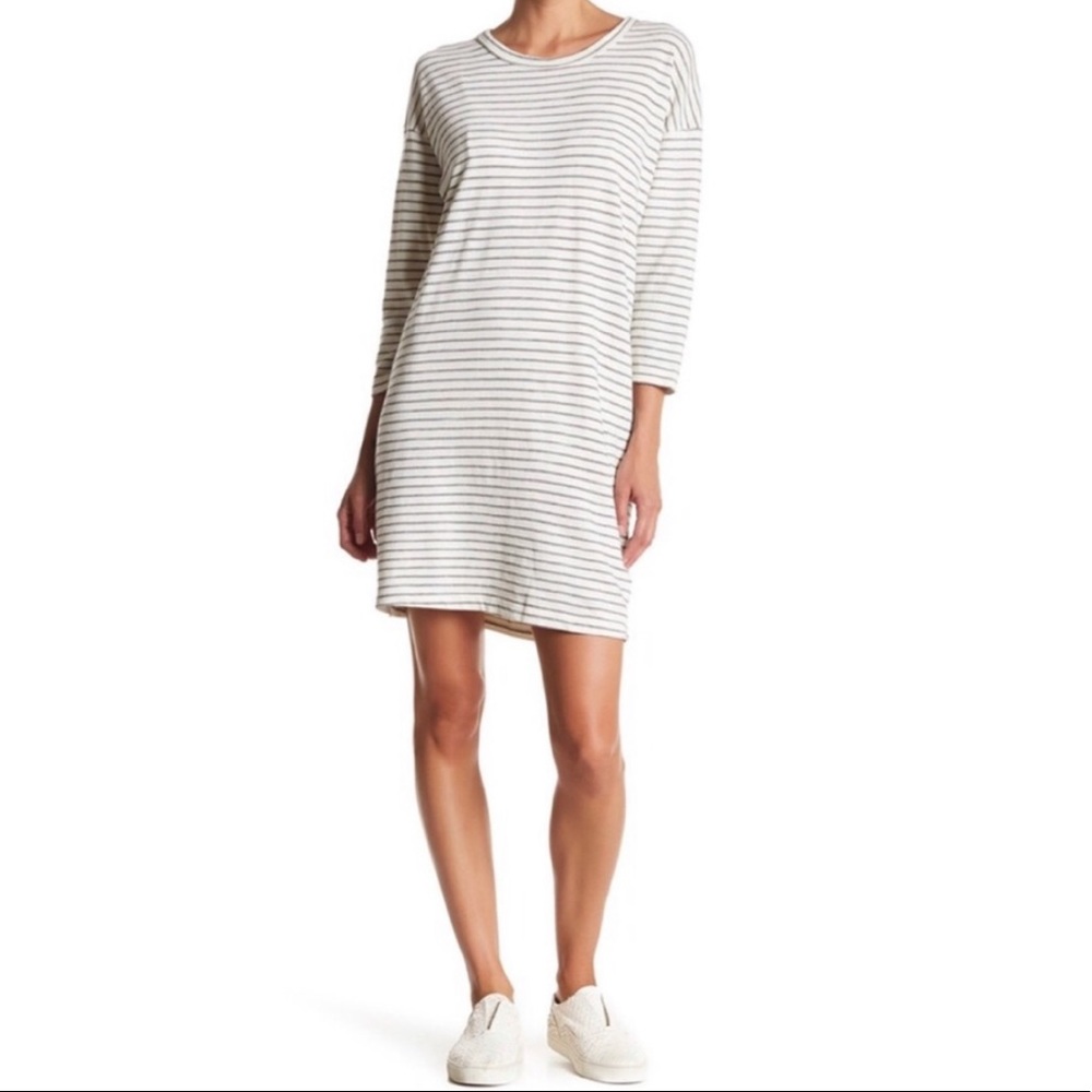 Current/Elliott Striped Painter T-Shirt Dress Sz S - Picture 14 of 14
